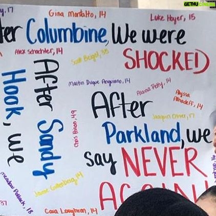 Lola Tung Instagram - We must keep striving for a safer future. This is only the beginning #wecallbs #neveragain #nomoregunviolence #guncontrolnow