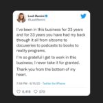 Leah Remini Instagram – Yesterday, I started filming season 3 of People Puzzler. I’m also filming episodes of So You Think You Can Dance simultaneously. I love to work and love that I get to earn a living by entertaining and informing people. Thank you for your loyalty, love, and support.