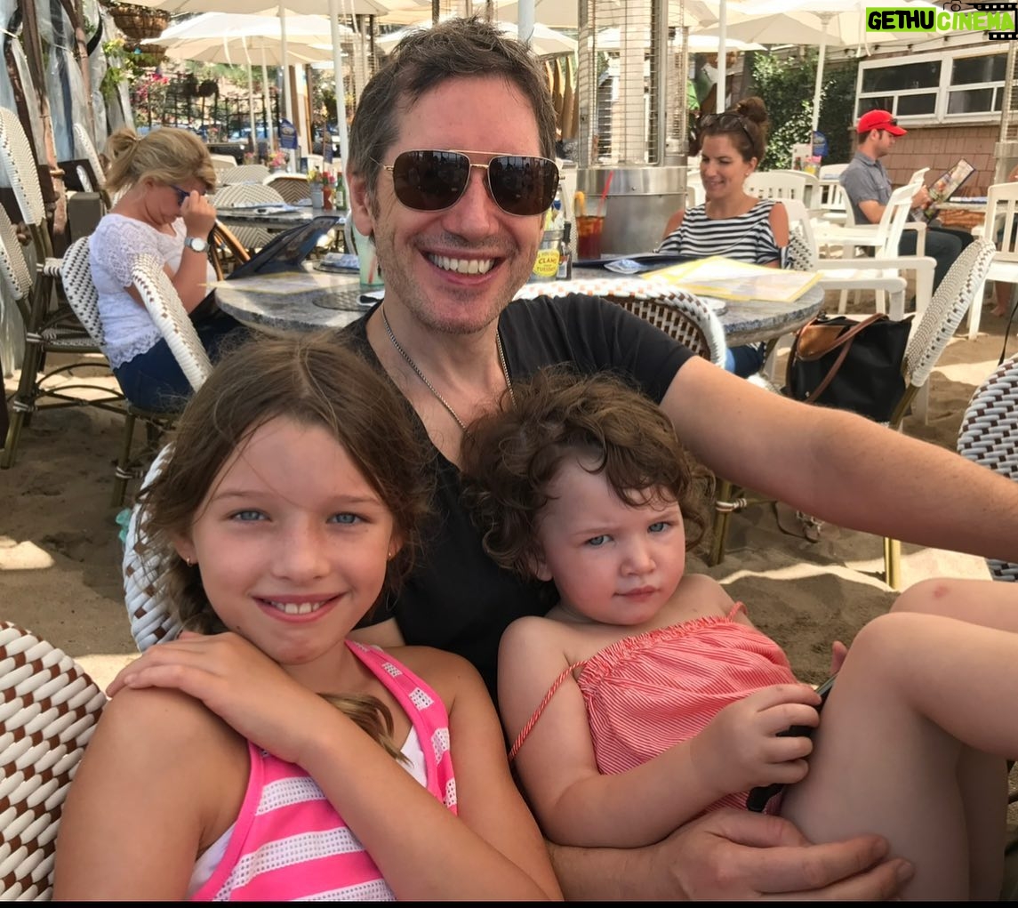 Milla Jovovich Instagram - Happy Father’s Day to our most incredible Papa!! Here’s a little recap of your journey to being the best daddy in the world! It feels like you were really meant to be a dad. You always took such great care of me, the “big baby”😂 and you naturally added Thing 1, 2 and 3 into the mix over the last 15 years. Everyday I am amazed and in awe of how gentle, kind and attentive you are to each and every one of us. The hours you’ve spent making thousands of bottles of milk for the babies, the same amount of cups of tea for me, doing math homework, building legos, playing dolls, Uno, Dungeons and Dragons, building cars, buses and rocket ships out of card board boxes, getting your nails done in rainbow colors, getting your hair and make up done, getting vomited on (and worse) god knows how many times and all with a great big smile though it all. You make it look easy when I know it’s anything but. You are our EVERYTHING. We would be lost without your love, time and energy because it seems boundless and the well never seems to run dry. You truly are the most amazing daddy. To all your babies. Big and small. I love you Papa.❤️❤️❤️ You’re the ultimate KING👑!!! #paulwsanderson #fathersday #iloveyou