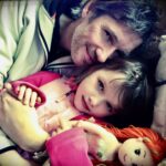 Milla Jovovich Instagram - Happy Father’s Day to our most incredible Papa!! Here’s a little recap of your journey to being the best daddy in the world! It feels like you were really meant to be a dad. You always took such great care of me, the “big baby”😂 and you naturally added Thing 1, 2 and 3 into the mix over the last 15 years. Everyday I am amazed and in awe of how gentle, kind and attentive you are to each and every one of us. The hours you’ve spent making thousands of bottles of milk for the babies, the same amount of cups of tea for me, doing math homework, building legos, playing dolls, Uno, Dungeons and Dragons, building cars, buses and rocket ships out of card board boxes, getting your nails done in rainbow colors, getting your hair and make up done, getting vomited on (and worse) god knows how many times and all with a great big smile though it all. You make it look easy when I know it’s anything but. You are our EVERYTHING. We would be lost without your love, time and energy because it seems boundless and the well never seems to run dry. You truly are the most amazing daddy. To all your babies. Big and small. I love you Papa.❤️❤️❤️ You’re the ultimate KING👑!!! #paulwsanderson #fathersday #iloveyou