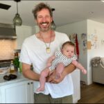 Milla Jovovich Instagram - Happy Father’s Day to our most incredible Papa!! Here’s a little recap of your journey to being the best daddy in the world! It feels like you were really meant to be a dad. You always took such great care of me, the “big baby”😂 and you naturally added Thing 1, 2 and 3 into the mix over the last 15 years. Everyday I am amazed and in awe of how gentle, kind and attentive you are to each and every one of us. The hours you’ve spent making thousands of bottles of milk for the babies, the same amount of cups of tea for me, doing math homework, building legos, playing dolls, Uno, Dungeons and Dragons, building cars, buses and rocket ships out of card board boxes, getting your nails done in rainbow colors, getting your hair and make up done, getting vomited on (and worse) god knows how many times and all with a great big smile though it all. You make it look easy when I know it’s anything but. You are our EVERYTHING. We would be lost without your love, time and energy because it seems boundless and the well never seems to run dry. You truly are the most amazing daddy. To all your babies. Big and small. I love you Papa.❤️❤️❤️ You’re the ultimate KING👑!!! #paulwsanderson #fathersday #iloveyou
