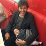 Milla Jovovich Instagram - Happy Father’s Day to our most incredible Papa!! Here’s a little recap of your journey to being the best daddy in the world! It feels like you were really meant to be a dad. You always took such great care of me, the “big baby”😂 and you naturally added Thing 1, 2 and 3 into the mix over the last 15 years. Everyday I am amazed and in awe of how gentle, kind and attentive you are to each and every one of us. The hours you’ve spent making thousands of bottles of milk for the babies, the same amount of cups of tea for me, doing math homework, building legos, playing dolls, Uno, Dungeons and Dragons, building cars, buses and rocket ships out of card board boxes, getting your nails done in rainbow colors, getting your hair and make up done, getting vomited on (and worse) god knows how many times and all with a great big smile though it all. You make it look easy when I know it’s anything but. You are our EVERYTHING. We would be lost without your love, time and energy because it seems boundless and the well never seems to run dry. You truly are the most amazing daddy. To all your babies. Big and small. I love you Papa.❤️❤️❤️ You’re the ultimate KING👑!!! #paulwsanderson #fathersday #iloveyou