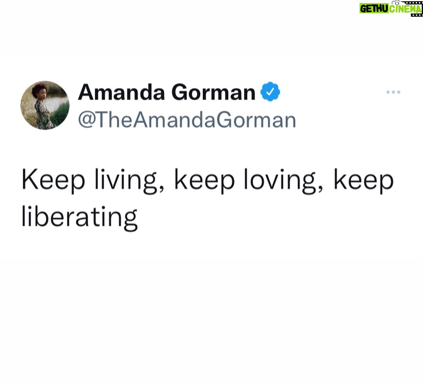 Amanda Gorman Instagram - Happy Juneteenth everyone 🖤❤️💚—I spoke with NPR about using poetry to connect to the many histories and meanings behind this day. You can read more about the holiday at the link in bio. Here’s to family, to firsts, to freedom 🖤