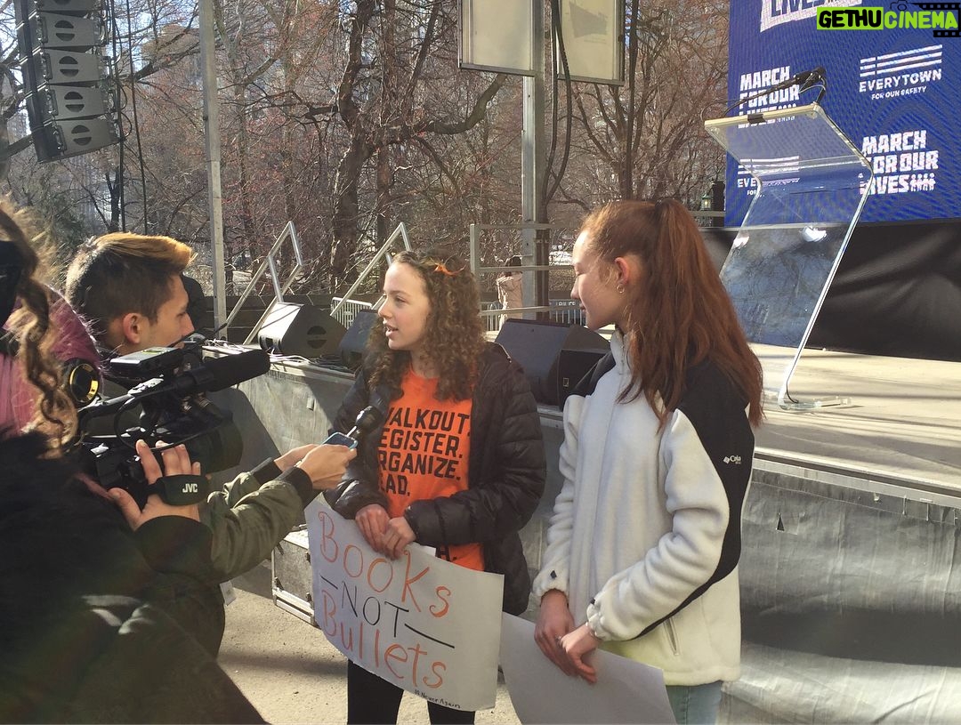 Lola Tung Instagram - Here’s to an extremely empowering day. We will never stop fighting. @nycmarchforourlives #enoughisenough #neveragain #guncontrolnow #vote2018 #marchforourlives