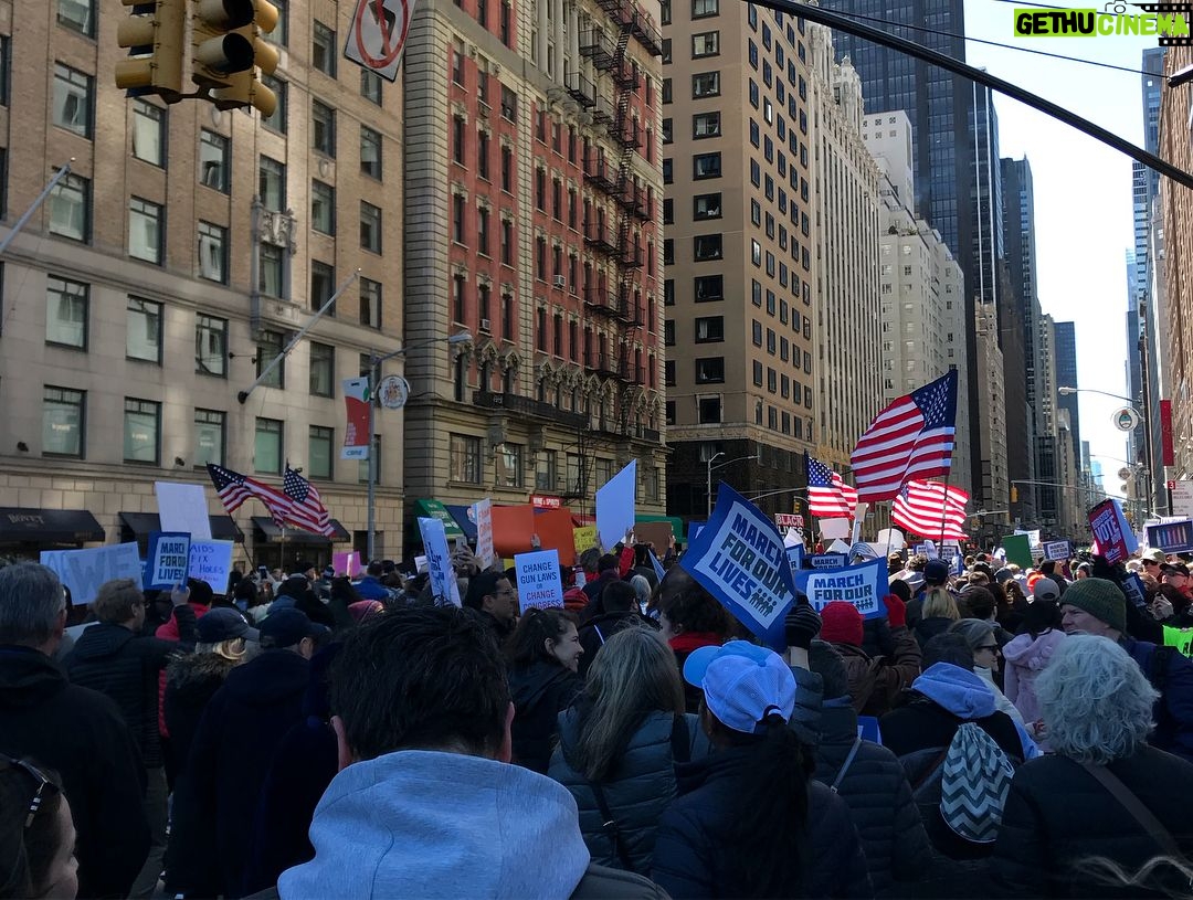 Lola Tung Instagram - Here’s to an extremely empowering day. We will never stop fighting. @nycmarchforourlives #enoughisenough #neveragain #guncontrolnow #vote2018 #marchforourlives