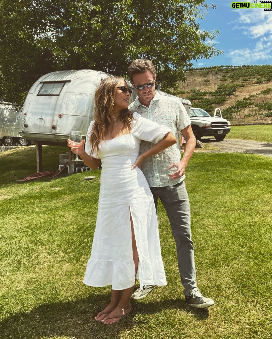 Camilla Luddington Instagram - “Wine Tasting…a love story” 🤣
When mom and dad left the house!!
To be continued… 😎 #wine #momwine #dadwine #winetasting #winery