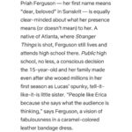 Priah Ferguson Instagram - Ahead of ‘Stranger Things’ 4 Vol 2, Priah Ferguson and Caleb McLaughlin discuss how they’re flipping the sci-fi genre upside down as young Black actors.

Catch Priah Ferguson & Caleb McLaughlin like you've never seen them before only on Tudum.Com.

🎥: @abdmstudio