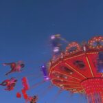 Aurora Aksnes Instagram – This was also yesterday 🎠✨ Moment shared with @theamilie (another fantastic artist from Norway!!!) ✨💫🌟