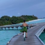 Georgina Amorós Instagram – Getting used to the island life🦋 @anantarakihavah 🤍