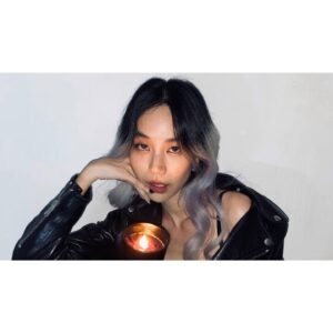 Chicha Amatayakul Instagram - thank you for all the birthday wishes! iloveyou 🐱🖤✨