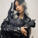 Chicha Amatayakul Instagram – thank you for all the birthday wishes! iloveyou 🐱🖤✨