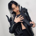 Chicha Amatayakul Instagram – thank you for all the birthday wishes! iloveyou 🐱🖤✨