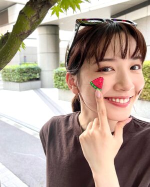 Mei Nagano Instagram - ・
夏🍉🏖☀️
@prada 
#pradatoropico