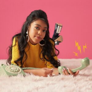Priah Ferguson Instagram - I’ve got a lil fashion secret: I LOVE to thrift. So, I’ve partnered with my favorite online thrift store, @thredup to create a Fast Fashion Confessional Hotline that will help you quit fast fashion for good! I felt inspired to take a break from fast fashion and help you do the same. Fast fashion is so addictive because it feels as if you're getting more for less. After learning how harmful it was to the planet, I had to chill out. If doing my part fashionably, helps to make our planet stronger, that's a win💕Hit me up at 1-855-THREDUP or at thredUP.com/callme. I'll give you a lil pep talk to help fall back from fast fashion too! <3 #1855THREDUP #GenZ