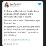 Leah Remini Instagram – Please share this post in your Instagram stories. I have also linked to this thread in my stories. We’ve brought a lot of attention to Salma’s case in the last 24 hours and we need your help to keep her on people’s minds. 

@visitsaudi @saudi.mt