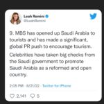 Leah Remini Instagram - Please share this post in your Instagram stories. I have also linked to this thread in my stories. We’ve brought a lot of attention to Salma’s case in the last 24 hours and we need your help to keep her on people’s minds. 

@visitsaudi @saudi.mt