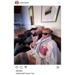 Leah Remini Instagram – This is what happens when I leave my mom to her own devices. She starts using Instagram lingo like “caption this”! Out of control!