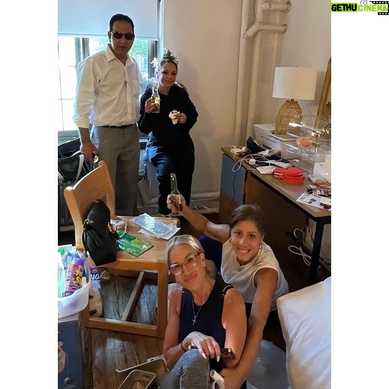 Leah Remini Instagram - I'm very emotional, so hang in there with me.
In my last post, I shared how difficult it has been to have our daughter head off to her first year in college.
I wanted to express my gratitude to people in my life that helped make the past week easier.
My sister @nicole_b_remini flew in from Arizona to help me move my daughter into college. I can't express how much it means to me that my sister did this for her niece and me.
Nicole was there for every emotional breakdown I had (and there were many). Her friend @restus from junior high and her kids helped us morning, noon, and night for two days straight, doing all they could to help us make the dorm room as cozy as possible. My friend Moin was hanging wallpaper in his work clothes.
My friend @yasharali made sure I knew all week that it was okay to feel what I was feeling.
My friends @michellevisage, @crabichuk, @bobbynewberry and @tjparadise called me daily to ensure I was okay. My mom @vikkimars50 had my favorite meal ready when I got home (I'm still crying, by the way).
I love you all. Thank you for caring so much when I needed you the most. I am very blessed to have you all in my life.