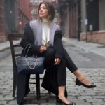 Gina Rodriguez Instagram – Anne Klein, you have my heart. Get your fall collection at @macys @annekleinofficial loved this fit. 😍❤️🤰🏽