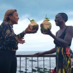 Danai Gurira Instagram - #GMAinGhana! What a pleasure to join @robinrobertsgma on a tour of beautiful Accra - celebrating a thriving modern Africa and seeing the connection #BlackPanther’s Wakanda has to real life African innovators. From meeting with Ghana’s Second Lady Her Excellency Samira Bawumia (@sbawumia) in Black Star Square to visiting important historical and cultural sites to bringing Robin to visit one of my fashion designer favorites, @aisha_ayensu, Founder and Creative Director of @christiebrowngh - not to mention getting a taste of the globally decorated @chef_binta’s culinary excellence with some flavorful jollof rice @dineonamat - this was an exceptional experience.
 
I would also like to introduce you to a piece of Africa’s future: David Alabo (@davidalabo) - Afro-futurist/surrealist, digital artist, and activist - along with the amazing @freedomskateparkgh. I was floored by his work, his passion, and his vision. Get to know this young man and this incredible project.
 
Last but not least, I’m amazed by the entrepreneurial, techie brilliance that is Baboa Tachie-Menson (@_baboa). The work she is doing with @balm.labs creates sustainability in the fashion space and inspires other women in tech around the world to make their mark.
 
“Ghana is a good place.” Thank you for having me, @goodmorningamerica. #GhanaLove