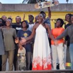 Danai Gurira Instagram - #GMAinGhana! What a pleasure to join @robinrobertsgma on a tour of beautiful Accra - celebrating a thriving modern Africa and seeing the connection #BlackPanther’s Wakanda has to real life African innovators. From meeting with Ghana’s Second Lady Her Excellency Samira Bawumia (@sbawumia) in Black Star Square to visiting important historical and cultural sites to bringing Robin to visit one of my fashion designer favorites, @aisha_ayensu, Founder and Creative Director of @christiebrowngh - not to mention getting a taste of the globally decorated @chef_binta’s culinary excellence with some flavorful jollof rice @dineonamat - this was an exceptional experience.
 
I would also like to introduce you to a piece of Africa’s future: David Alabo (@davidalabo) - Afro-futurist/surrealist, digital artist, and activist - along with the amazing @freedomskateparkgh. I was floored by his work, his passion, and his vision. Get to know this young man and this incredible project.
 
Last but not least, I’m amazed by the entrepreneurial, techie brilliance that is Baboa Tachie-Menson (@_baboa). The work she is doing with @balm.labs creates sustainability in the fashion space and inspires other women in tech around the world to make their mark.
 
“Ghana is a good place.” Thank you for having me, @goodmorningamerica. #GhanaLove