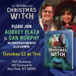 Aubrey Plaza Instagram - I’m so excited and terrified and evil to share The RETURN of The Christmas Witch with @elliekemper and @abbijacobson … come join our coven and get a free book! Links for tix in bio 🧙🏽‍♀️