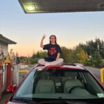 Anna Cathcart Instagram - “this coming of age story centres around four friends who go on a spontaneous road trip that leads to unexpected adventures, lessons learned, and absolute chaos.  will this path make their bond stronger or will the road simply be too windy?” networks hit us up if you’re interested we feel like this will be a hit🤠🤠