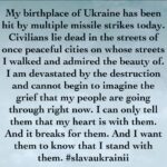 Milla Jovovich Instagram – Shattered to wake up to this news. There is so much hate and repression and abuse in this world. I wish people would leave each other in peace. I wanted to post about Indigenous People’s Day here in America, but after reading this news I’m just sick to my stomach. I’m sick of the war mongering abroad, sick of the white supremacy at home, sick of self righteous people trying to force others to believe what they believe. Sick. Of. It. But on a personal level, I have to stand with my birthplace today and grieve with them. I grieve with the people of Ukraine. #slavaukraini 🇺🇦