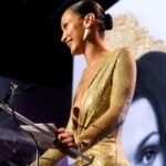 Yolanda Hadid Instagram - ❤️Congratulations my love on receiving the “Golden Heart Award” in recognition of your mental health advocacy…
Your bravery of speaking openly about your health journey is slowly shipping away at the stigma around mental health which will give others the courage to ask for help and know that they are not alone in their struggles. You are a beacon of light to so many in your generation.

I am so proud of all that you have accomplished and for the resilient young woman that you are while navigating life with love, kindness and grace!!

Thank you to Michael Kors and God’s love we deliver for a beautiful inspiring evening and a close look at the extraordinary work that you do.

please take a moment and check out this extraordinary human powered Mission that has served over 30 million meals to New Yorkers in need since 1985.  Thank you @michaelkors for this amazing look ❤️