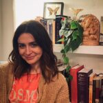 Caterina Scorsone Instagram - Lord Ganesha is one of the most widely known and honored deities in the Hindu pantheon. He is so well loved that devotion to him extends beyond Hinduism to many other traditions. He is regarded as the remover of obstacles. These obstacles might be outside of oneself or they might be the obstacles inside that prevent us from seeing and understanding that the thing we think is an obstacle isn’t really an obstacle at all. Often it’s a great gift wrapped in an unexpected way. Ganesha helps us unwrap the gift by opening our eyes and hearts to our blessings and miracles. This sculpture carved from peach Amazonite was given to me by an artist at @gaurav.gems Very grateful to have received it. I hope it helps keep my eyes clear and free from obstacles and my heart grateful.❤️🌼🔥