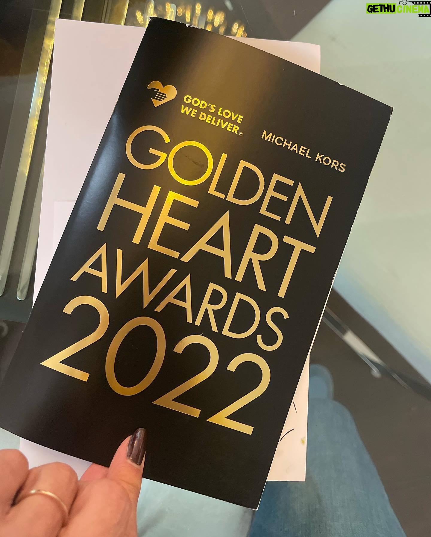Yolanda Hadid - 179.1K Likes - ❤️Congratulations my love on receiving the “Golden Heart Award” in recognition of your mental health advocacy…
Your bravery of speaking openly about your health journey is slowly shipping away at the stigma around mental health which will give others the courage to ask for help and know that they are not alone in their struggles. You are a beacon of light to so many in your generation.
I am so proud of all that you have accomplished and for the resilient young woman that you are while navigating life with love, kindness and grace!!
Thank you to Michael Kors and God’s love we deliver for a beautiful inspiring evening and a close look at the extraordinary work that you do.
please take a moment and check out this extraordinary human powered Mission that has served over 30 million meals to New Yorkers in need since 1985. Thank you @michaelkors for this amazing look ❤️
