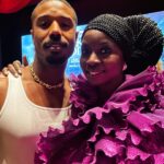 Danai Gurira Instagram - 🖤💜 #WAKANDAFOREVER 💜🖤 What a special and meaningful night at our global premiere in Hollywood. Thank you to Ryan Coogler for your vision and guidance, my whole Wakandan (and new Talocan) family for everything you brought to this film, and the fans for your endless enthusiasm and love. We feel it and we can’t wait to share #WakandaForever with you on 11/11. Dedicated to our King, our brother, our Black Panther, Chadwick Boseman. Enkosi, enkosi, enkosi.