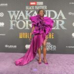 Danai Gurira Instagram - 🖤💜 #WAKANDAFOREVER 💜🖤 What a special and meaningful night at our global premiere in Hollywood. Thank you to Ryan Coogler for your vision and guidance, my whole Wakandan (and new Talocan) family for everything you brought to this film, and the fans for your endless enthusiasm and love. We feel it and we can’t wait to share #WakandaForever with you on 11/11. Dedicated to our King, our brother, our Black Panther, Chadwick Boseman. Enkosi, enkosi, enkosi.