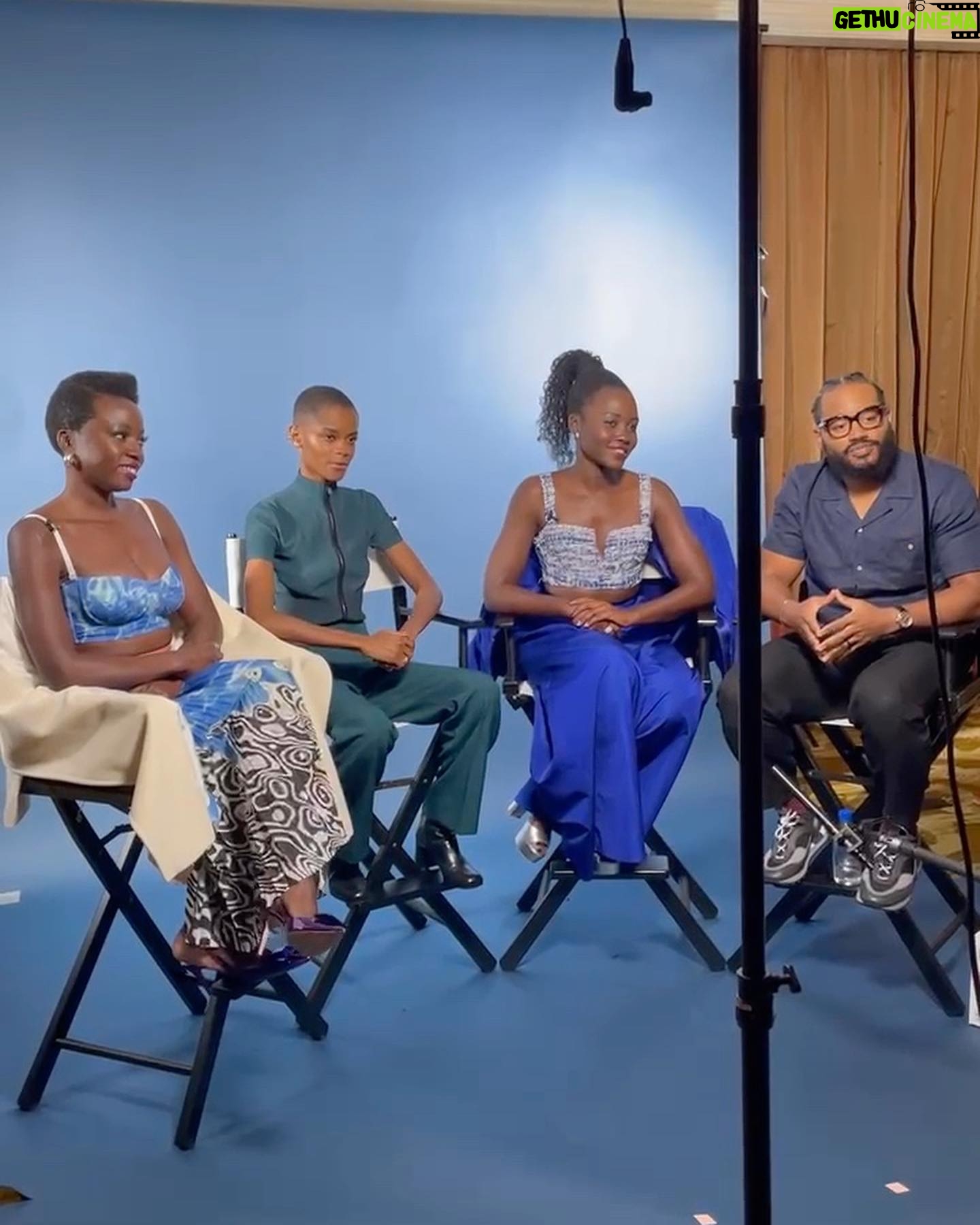 Danai Gurira Instagram - #WakandaForever Global Junket Day One. So excited to share this story with y’all. Here we go!