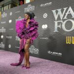 Danai Gurira Instagram - 🖤💜 #WAKANDAFOREVER 💜🖤 What a special and meaningful night at our global premiere in Hollywood. Thank you to Ryan Coogler for your vision and guidance, my whole Wakandan (and new Talocan) family for everything you brought to this film, and the fans for your endless enthusiasm and love. We feel it and we can’t wait to share #WakandaForever with you on 11/11. Dedicated to our King, our brother, our Black Panther, Chadwick Boseman. Enkosi, enkosi, enkosi.