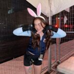 Anna Cathcart Instagram - happy halloweekend from little red and the wolf and officer judy hopps🐺✨🌹🧺🐰🥕