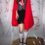 Anna Cathcart Instagram - happy halloweekend from little red and the wolf and officer judy hopps🐺✨🌹🧺🐰🥕