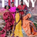 Danai Gurira Instagram - “Wakandan culture is deeply, deeply impacted by how the women in their world function and their responsibilities. They’re always ready to take up the crown or the spear.” - @winstoncduke 

What happens in Wakanda stays in Wakanda… until 11/11. Thank you for featuring us @ebonymagazine. 🧡 Full story with the link in bio. #WakandaForever 

•

Editor-In-Chief & SVP, Programming: @mariellebobo
Creative Director: @inrashidasworld
Photo Director/Photographer: @keithmajor
Stylist for the women: @waymanandmicah
Tailor: @marcalittlejohn
Hair Stylist: @byvernonscott
Makeup Artist: @makeupbytym