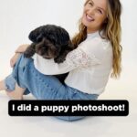 Camilla Luddington Instagram - I did a puppy photoshoot with Sully and I couldn’t stop laughing! The coffee table book will be out next year and proceeds will benefit @wagsandwalks and @bestfriendsanimalsociety 🐶 ⁣
⁣
Photographed by the incredible @charlienunnphotography