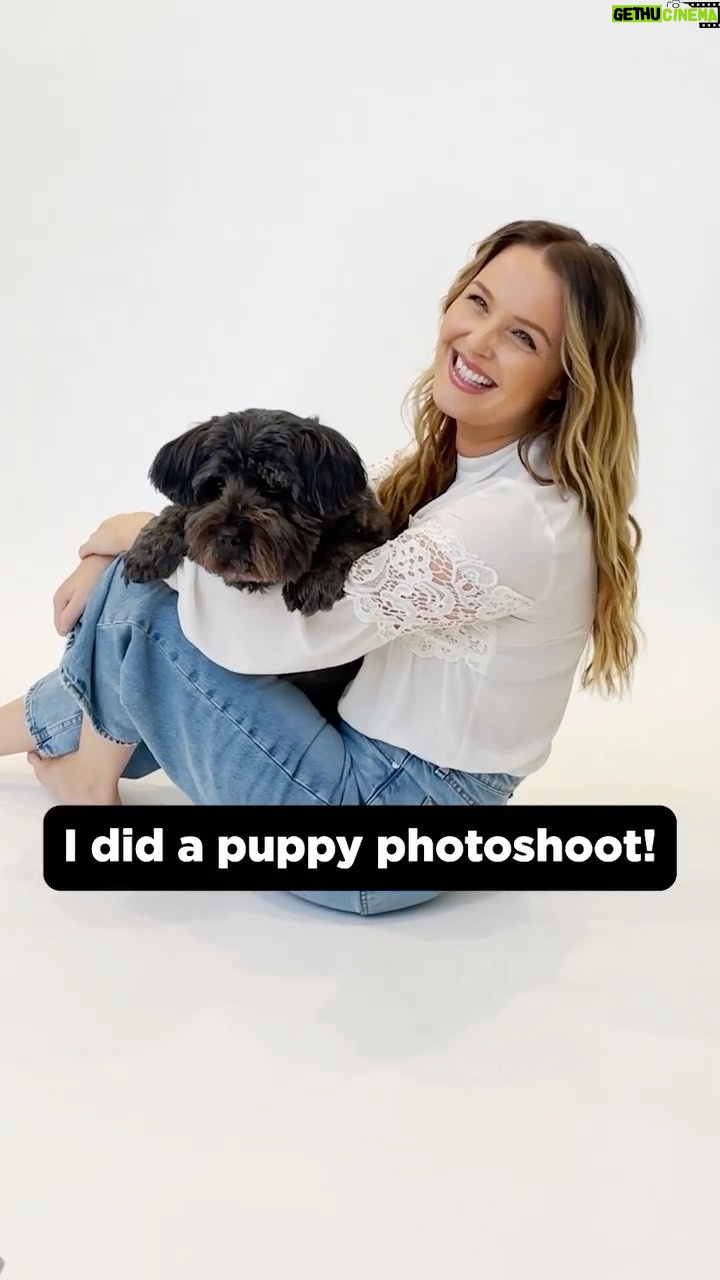 Camilla Luddington Instagram - I did a puppy photoshoot with Sully and I couldn’t stop laughing! The coffee table book will be out next year and proceeds will benefit @wagsandwalks and @bestfriendsanimalsociety 🐶
Photographed by the incredible @charlienunnphotography