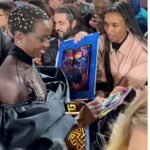 Danai Gurira Instagram - London, you were fiya🔥 So much ENERGY! Can’t wait to share this film with you! 

Just 7 days left. #WakandaForever