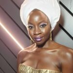 Danai Gurira Instagram - Hello, Nigeria! Elated to bring #WakandaForever to the motherland. For tonight’s look @makeupbytym was inspired by Afropunk aesthetics. (And special thanks to @taiwos_touch for the killer job on the gele!)

@MacCosmetics 
#MACxWakandaForever
#MacPartner