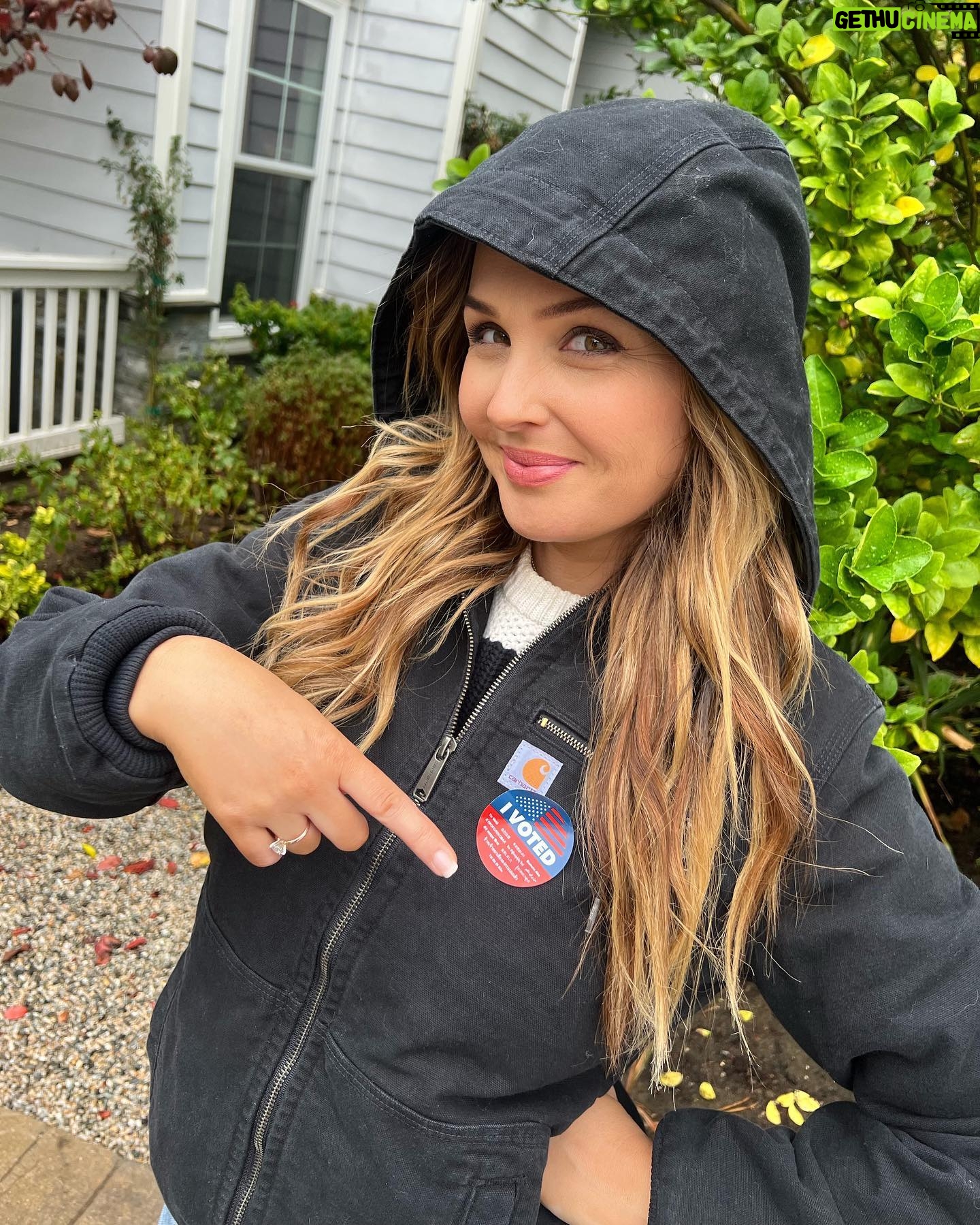 Camilla Luddington Instagram - Get out there and #vote today!
