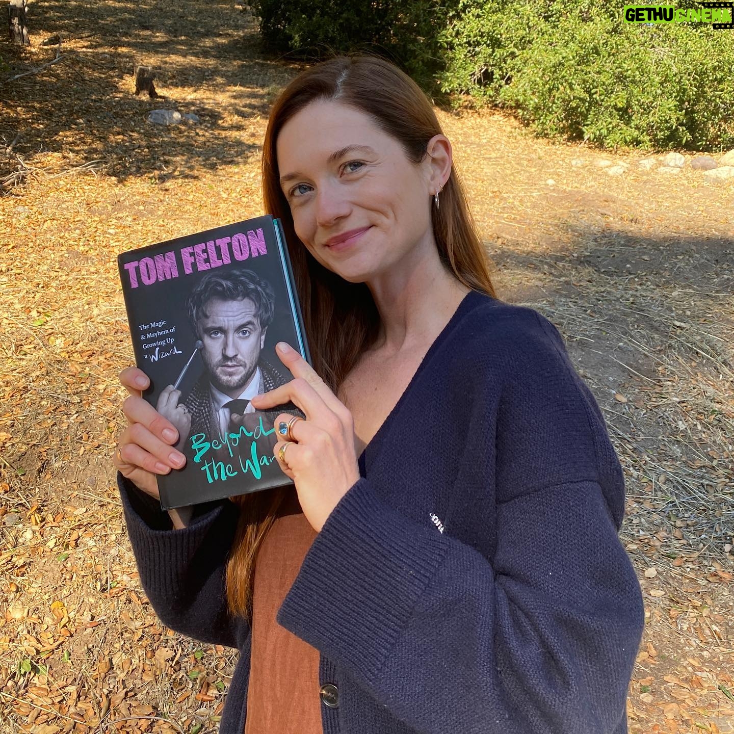 Bonnie Wright - 382.4K Likes - Congrats my friend @t22felton Very excited to dive into your autobiography #BeyondTheWand 🪄✨apparate to your local bookshop now to buy!