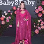 Camilla Luddington Instagram - Last night I had the honor of attending the @baby2baby gala. This incredible organization has been working for over a decade to bring millions of children in need diapers, clothes and basic necessities. They are doing AMAZING work!! Please join me in supporting their cause today! And thank you to @meta for having me as your guest last night 💖

Glam credits: @nataliehoseltonstyle styled me in this gorgeous @moniquelhuillier gown 
@hayleyheckmann hair
@adamburrell makeup
@kallatijewelry 
@anabelachan