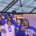 Ella McKenzie Instagram - Such a fun day @rams @theguardgg #RamsHouse thank you!!!! 

-always representing @theblacklabel