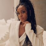 Priah Ferguson Instagram - Thank you @sagaftra. I enjoyed reconnecting with my cast family to chat about @strangerthingstv 🤍

Photographer: @theallygreen 
Braids: @hairbymiing 
Braid style: @milesjeffrieshair
Mua: @danadelaney
Nails: @chuenails 
Since it was low key, I dressed myself lol.