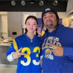 Ella McKenzie Instagram - Such a fun day @rams @theguardgg #RamsHouse thank you!!!! 

-always representing @theblacklabel