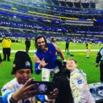 Ella McKenzie Instagram - Such a fun day @rams @theguardgg #RamsHouse thank you!!!! 

-always representing @theblacklabel