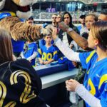 Ella McKenzie Instagram - Such a fun day @rams @theguardgg #RamsHouse thank you!!!! 

-always representing @theblacklabel